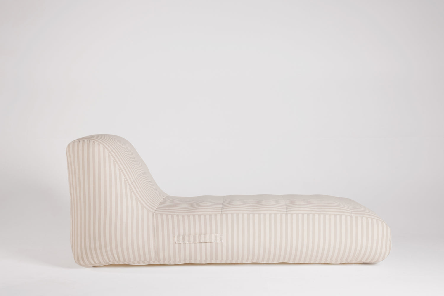 Pool Chaise Ivory/Flax Stripe